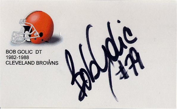 Bob Golic - Cleveland Browns
