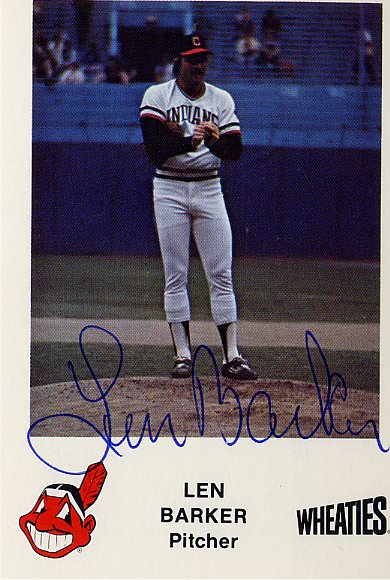 Len Barker - Cleveland Indians