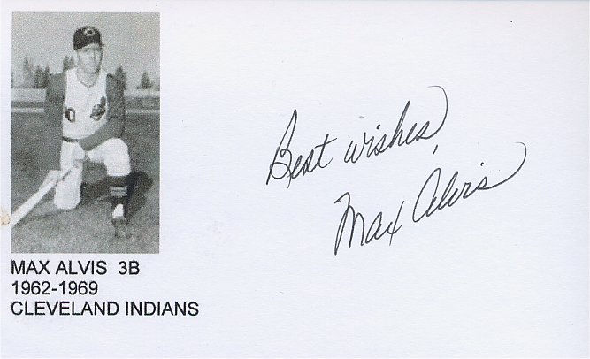 Max Alvis - MLB Cleveland Indians
