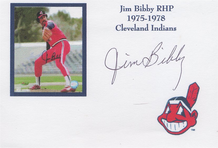 Jim Bibby - MLB Cleveland Indians