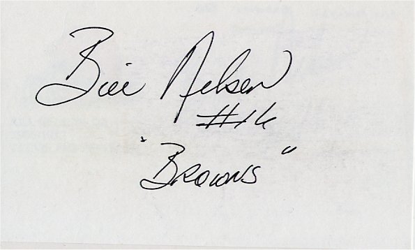 Bill Nelson - Cleveland Browns
