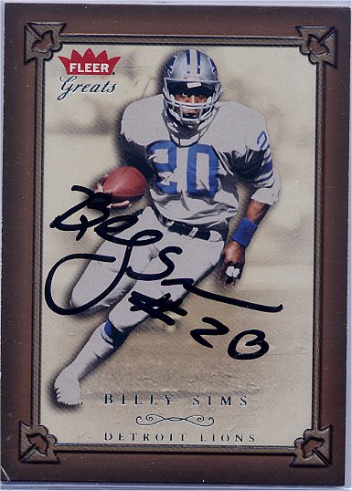 Billy Sims
