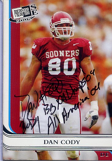 Dan Cody - Oklahoma Sooners