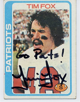 Tim Fox - New England Patriots