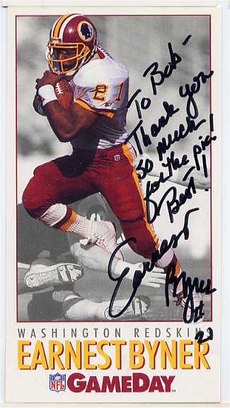 Earnest Byner - Washington Redskins