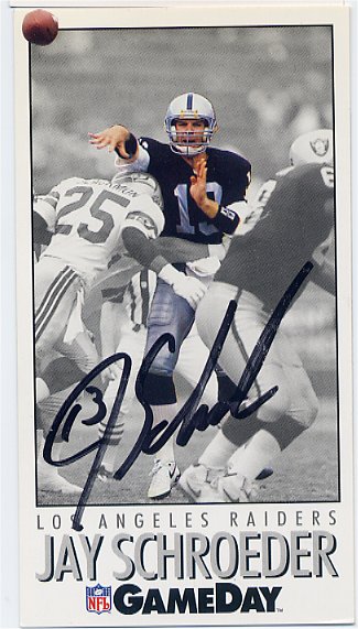 Jay Schroeder - Oakland Raiders
