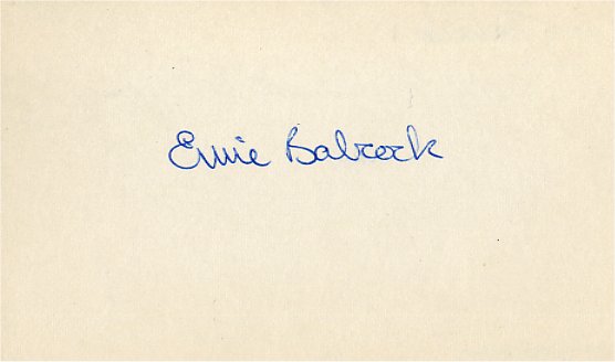 Ernie Babcock - Dartmouth Big Green