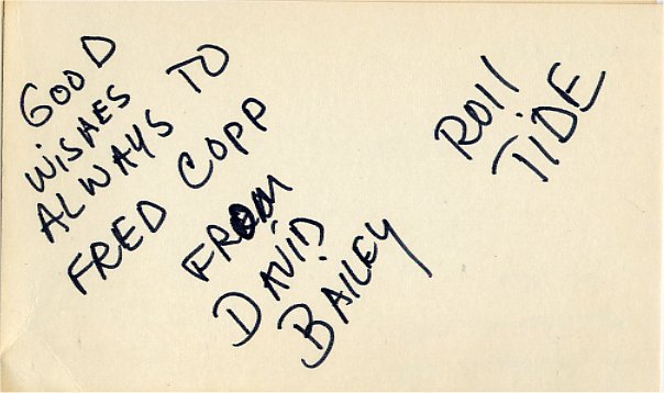 David Bailey - Alabama Crimson Tide