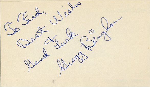 Gregg Bingham - Houston Oilers