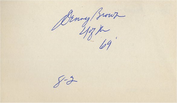 Denny Brown - Michigan Wolverines