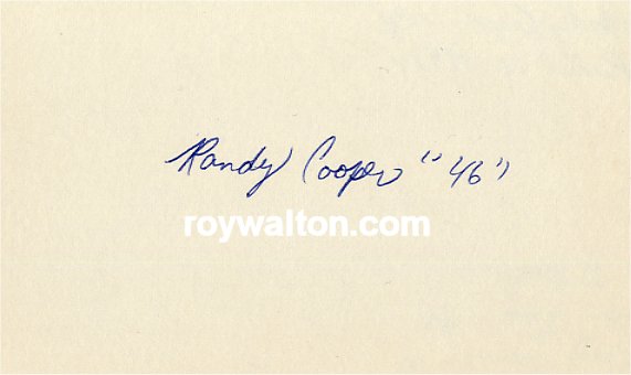 Randy Cooper - Purdue Boilermakers