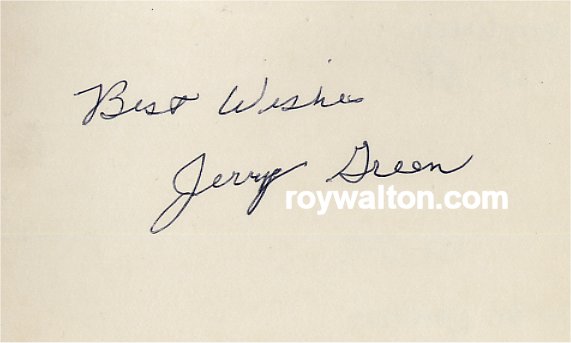 Jerry Green - Boston Patriots