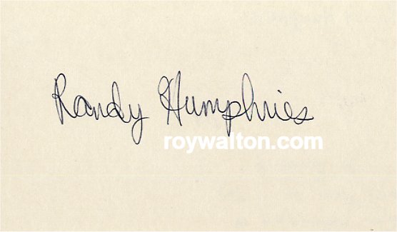 Randy Humphries - California Golden Bears