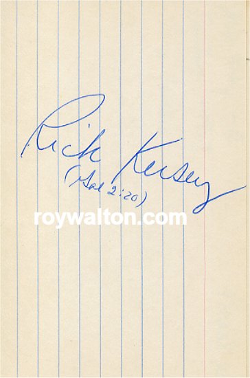 Rick Kersey - Arkansas Razorbacks