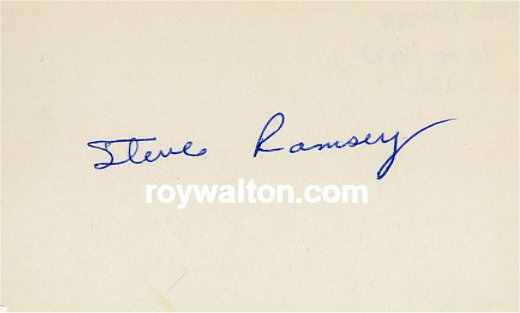 Steve Ramsey - New Orleans Saints