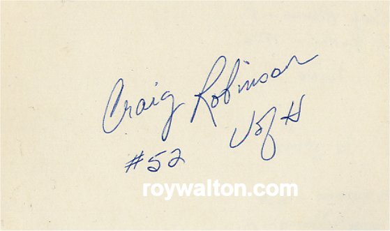 Craig Robinson - New Orleans Saints
