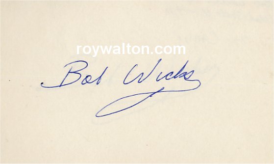 Bob Wicks - St Louis Cardinals