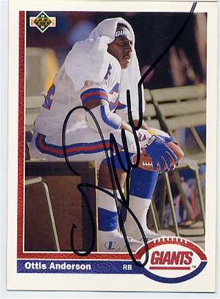 OJ Anderson - New York Giants