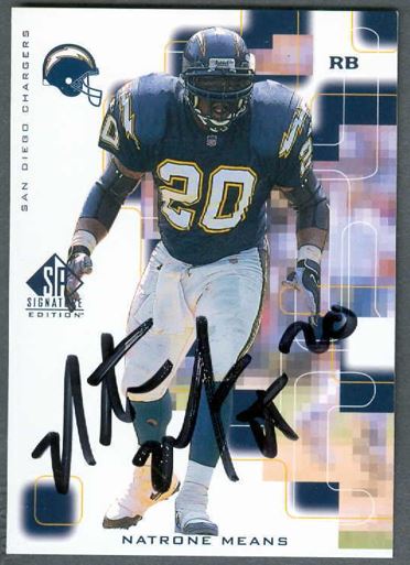 Natrone Means - San Diego Chargers