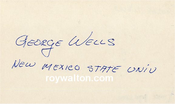 George Wells - New Mexico Lobos