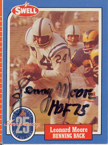 Lenny Moore HOF - Baltimore Colts