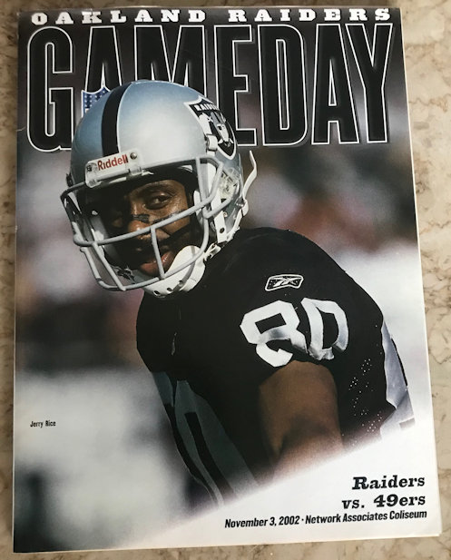 Raiders vs 49ers - 11/3/02