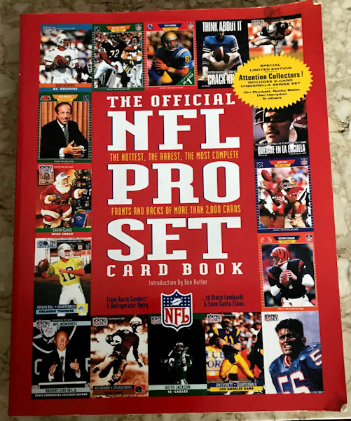 Official NFL Pro Set Card Book - Pro Set