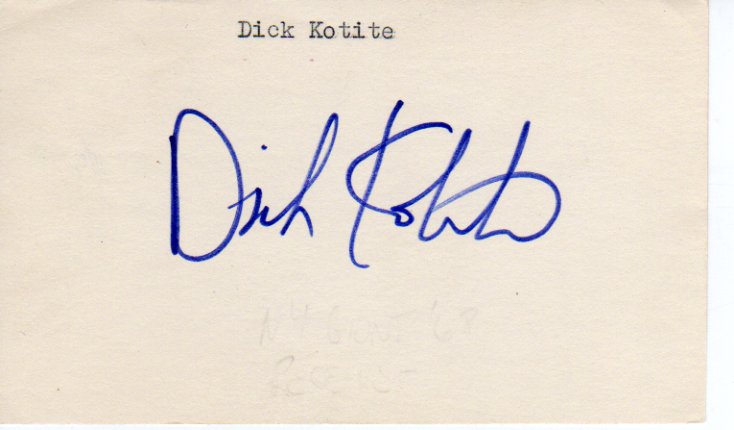 Dick Kotite - New York Giants