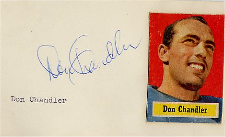 Don Chandler - New York Giants