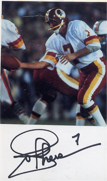 Joe Theismann - Washington Redskins
