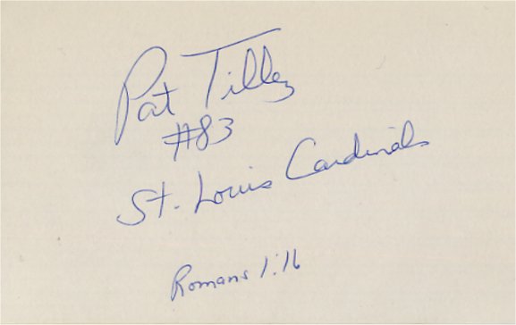 Pat Tilley - St Louis Cardinals