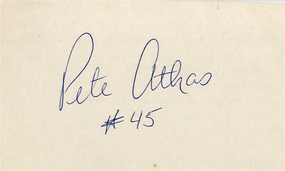 Pete Athas - New York Giants