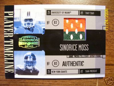 Sinorice Moss - New York Giants