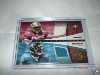 Vernon Davis / Mercedes Lewis - San Francisco 49ers