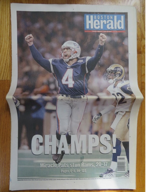 Boston & New Orleans - Super Bowl XXXVI