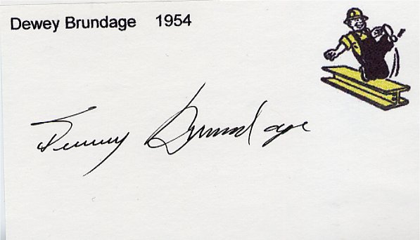 Dewey Brundage - Pittsburgh Steelers