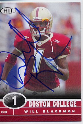 Will Blackmon - Boston College Eagles