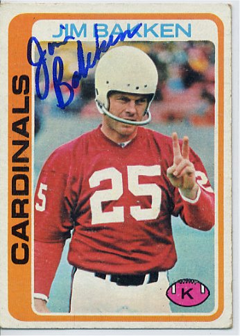 Jim Bakken - St Louis Cardinals