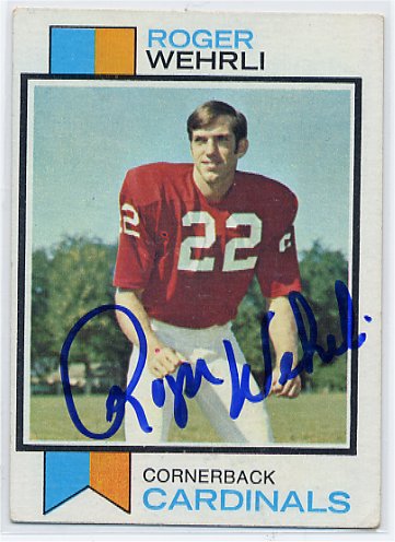 Roger Wehrli HOF - St Louis Cardinals