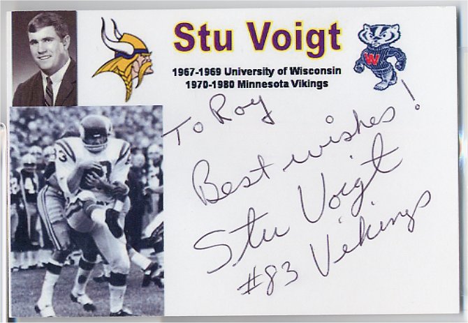 Stu Voigt - Minnesota Vikings