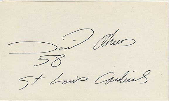 David Ahrens - St Louis Cardinals