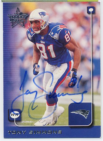 Tony Simmons - New England Patriots
