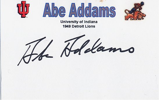 Abe Addams - Detroit Lions