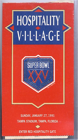 Hospitality Village - Super Bowl XXV