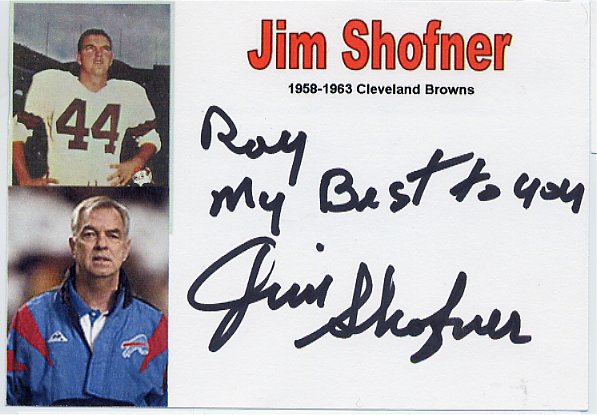 Jim Shofner - Cleveland Browns