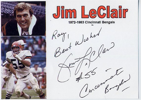 Jim LeClair - Cincinnati Bengals