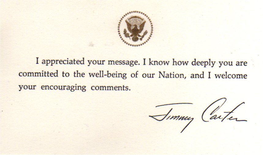 Jimmy Carter - US President