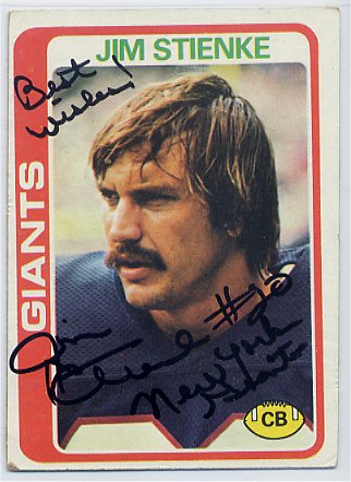 Jim Stienke - New York Giants