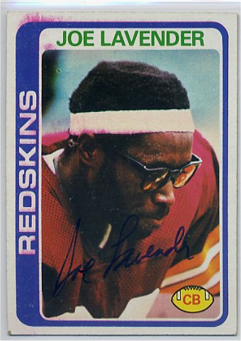 Joe Lavender - Washington Redskins