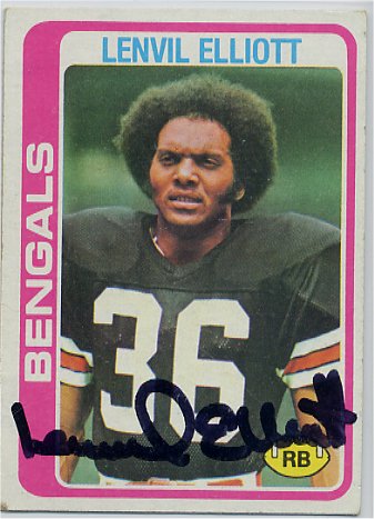 Lenvil Elliott - Cincinnati Bengals